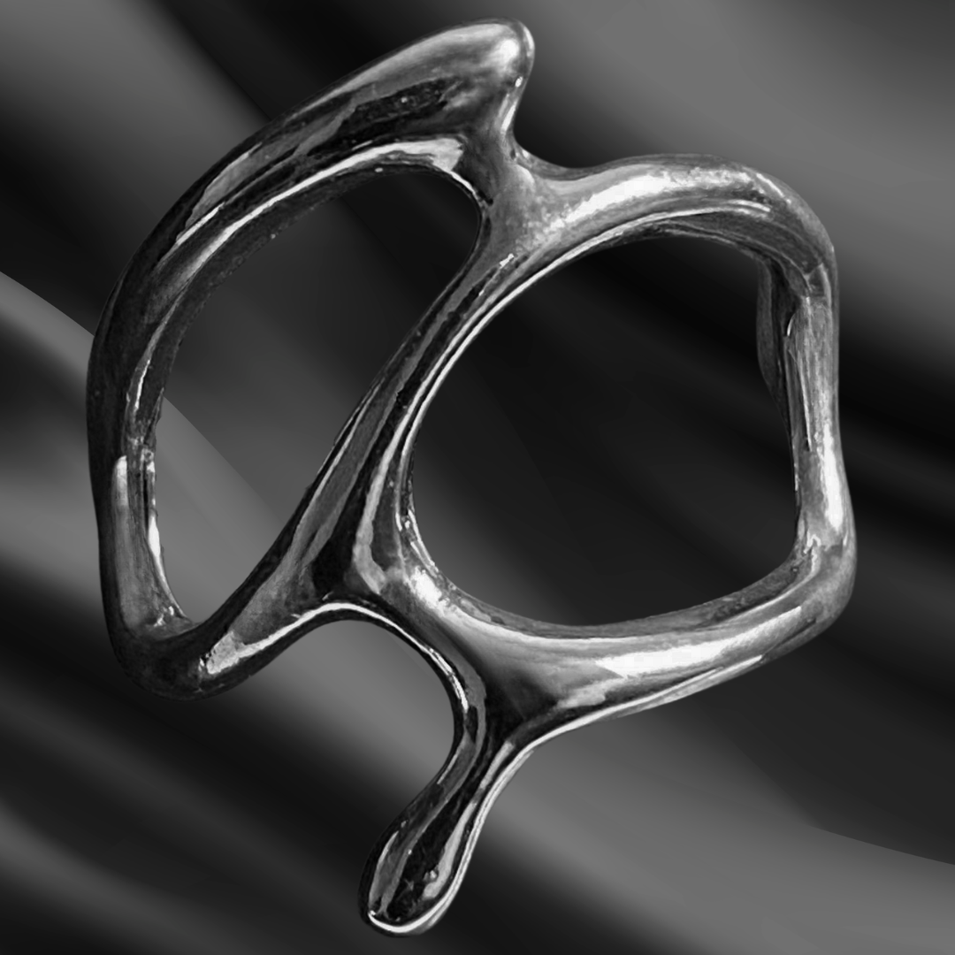 SILVER SYMBIOTE RING