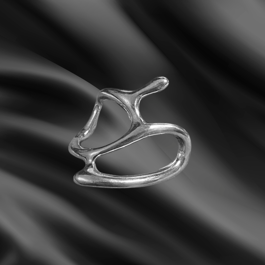 SILVER SYMBIOTE RING
