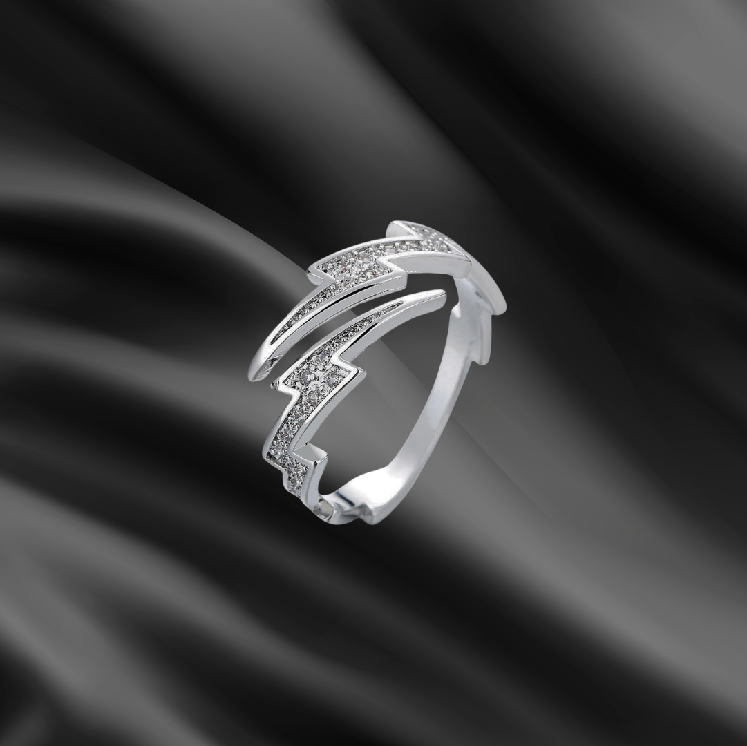 LIGHTHING CURVE RING