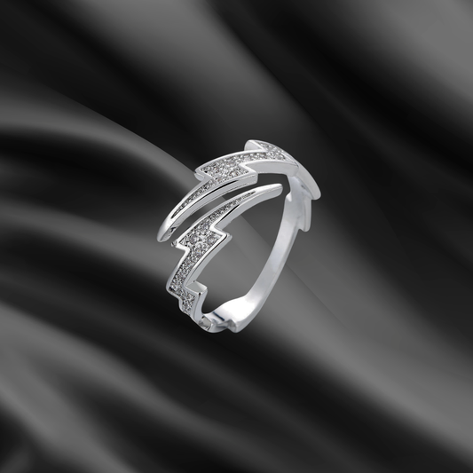 LIGHTHING CURVE RING