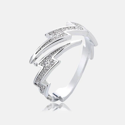 LIGHTHING CURVE RING